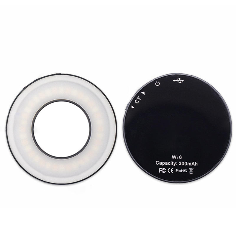 Mini Magnetic Selfie Light for iPhone - Rechargeable Cell Phone Selfie Light with 3 Light Modes/3 Brightness Levels Portable Phone Light for Video Recording/Selfies/TikTok/Live Streaming A model