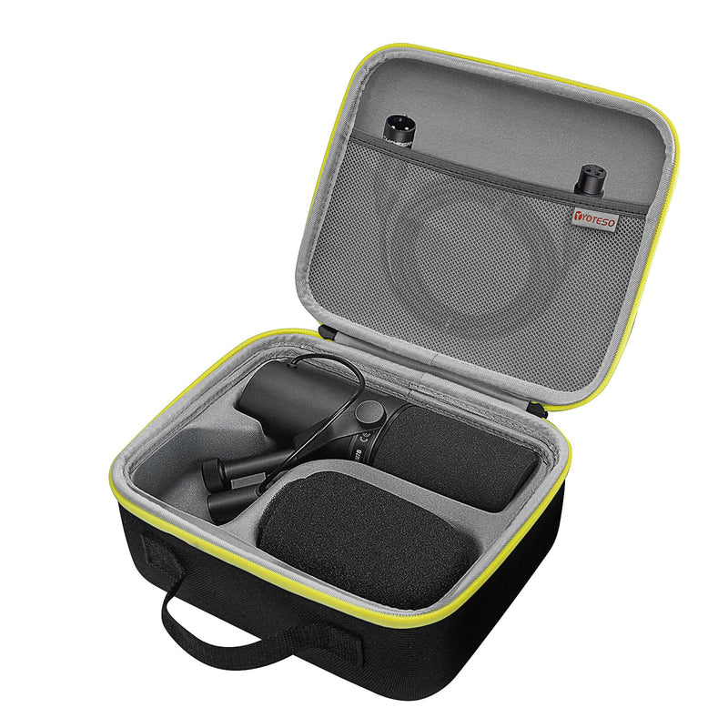 Shure SM7B and Podcast Microphone Case - Hard EVA Material, Bi-Directional Zipper, Compact Size for Easy Travel - Fits Shure SM7B, MV7, MV7X (Box Only)
