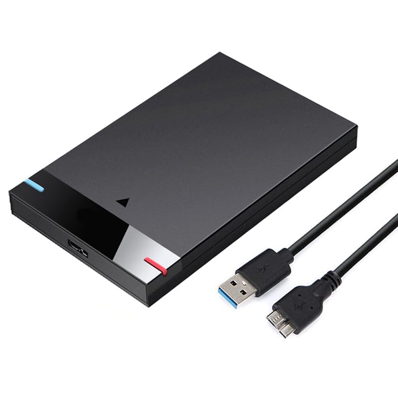 HWAYO 2.5'' 1TB Ultra Slim Portable External Hard Drive USB3.0 HDD Storage for PC, Desktop, Laptop, MacBook, Chromebook, Xbox One