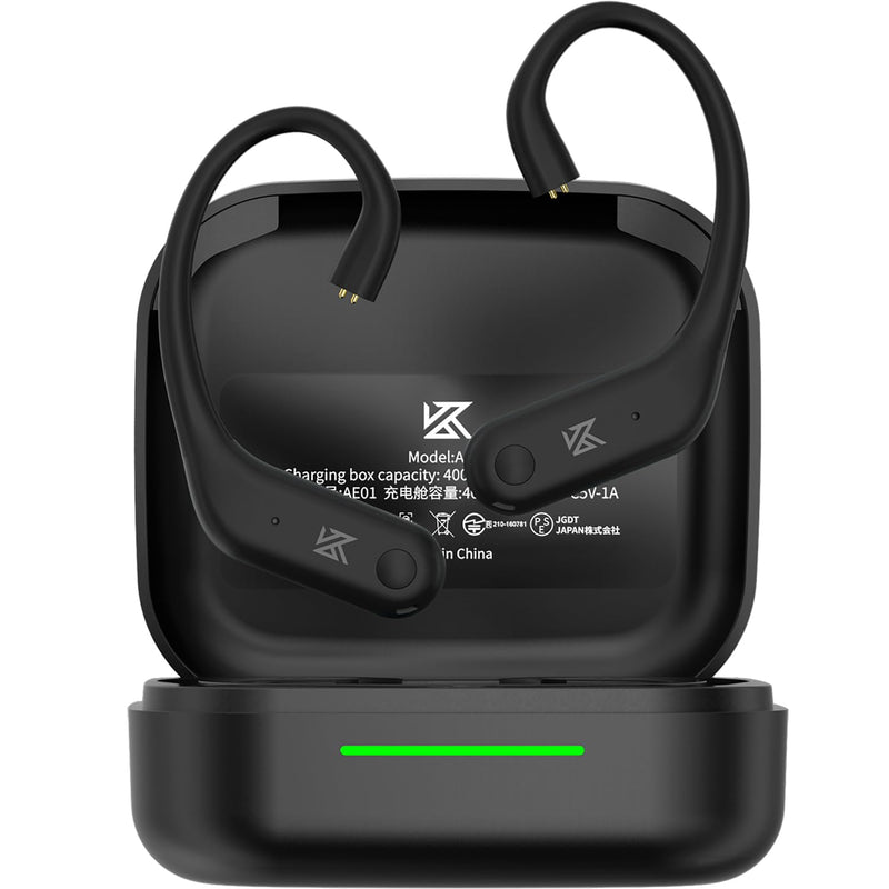 KZ AE01 Bluetooth 5.4 Module Upgrade EarHook for Earbuds 2Pins,Dual Microphones ENC Noise Reduction Wireless Earphone Adapter