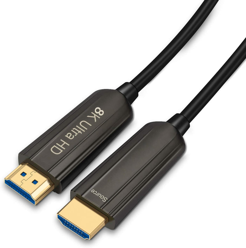 8K Fiber Optic HDMI Cable, High Speed HDMI 2.1 Cable Support with 4K@60Hz Dynamic HDR 10,eARC,HDCP2.2,-100ft M02-100Ft