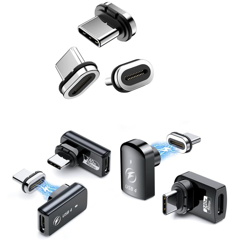 HanCenDa 240W Magnetic USB C Adapter 4Pack