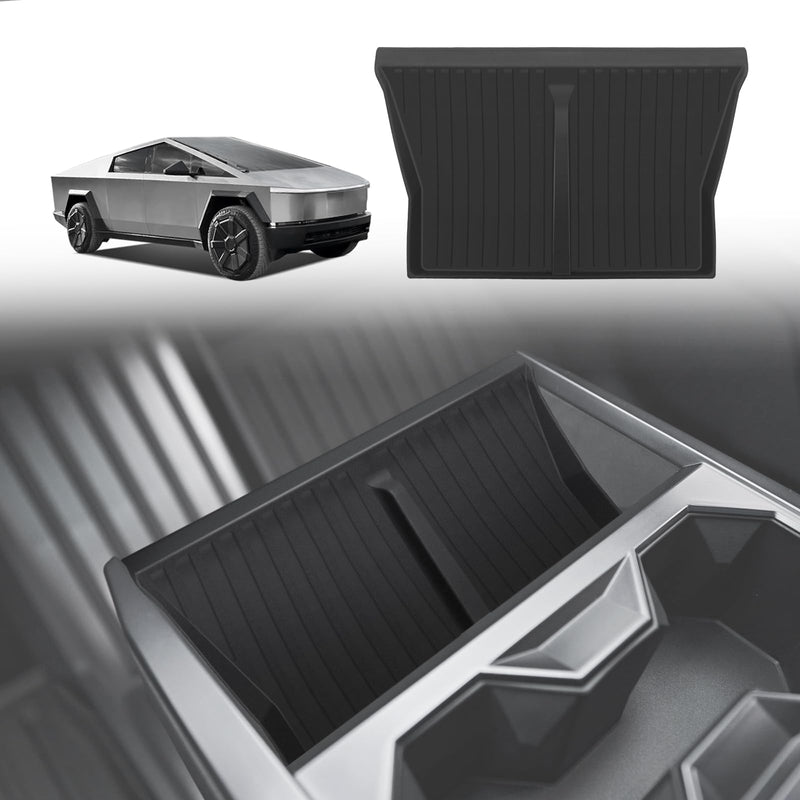 BestEvMod Center Console Phone Charge Area Silicone Mat Anti Slip Silicone Pad Compatible with 2024+ Tesla Cybertruck Interior Accessories Anti-Slip Easy Clean