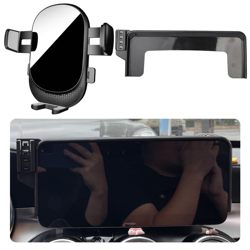 Car Phone Holder for Mercedes-Benz C-Class / GLC Auto Accessories[Only for 2019-2021 C class & 2020-2022 GLC，10.3" / 10.25" Screen][Auto Lock Hands Free Cell Phone Mount Car fits for All Smartphones] 2019-2021 C-Class & 2020-2022 GLC 10.3" / 10.25"
