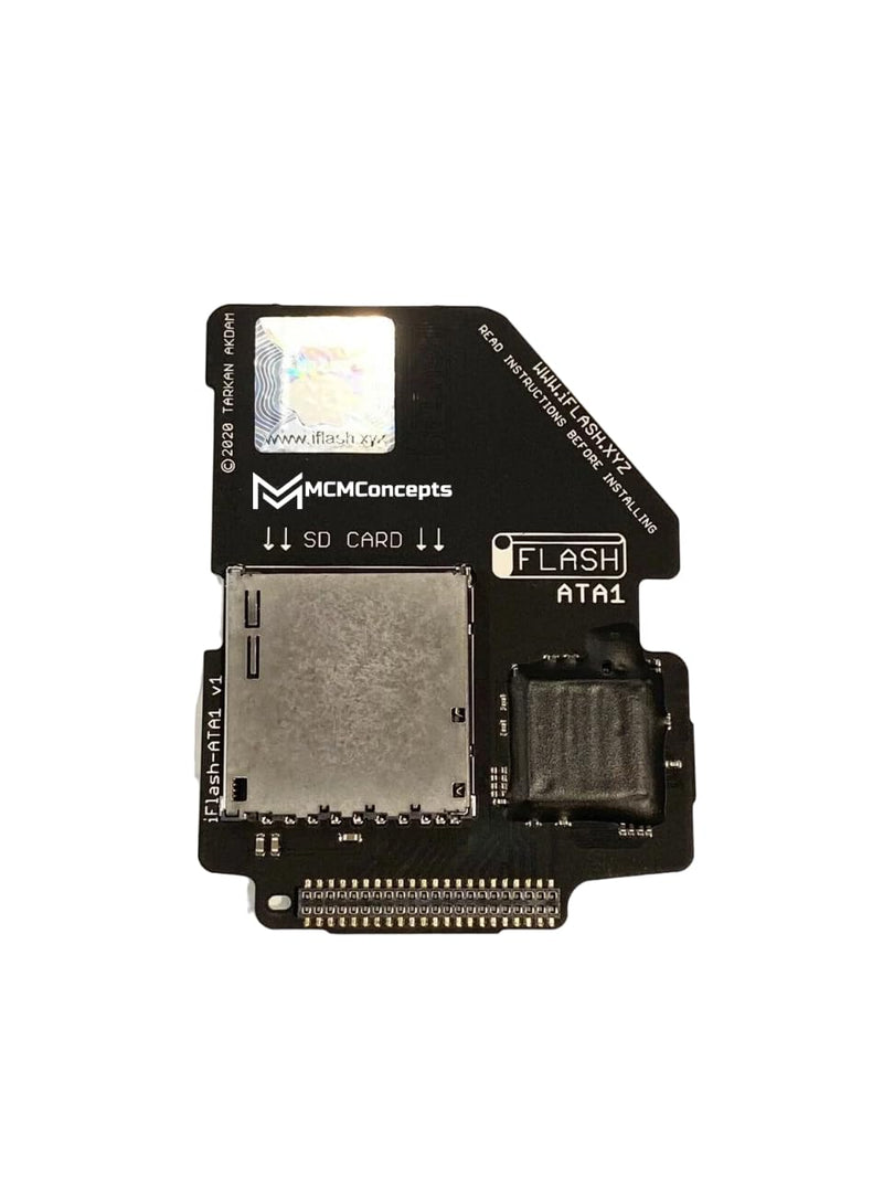 iFlash ATA1 SD Adapter for Apple iPod 4th Gen Photo Mono SD/SDHC/SDXC Card Classic by MCMConcepts