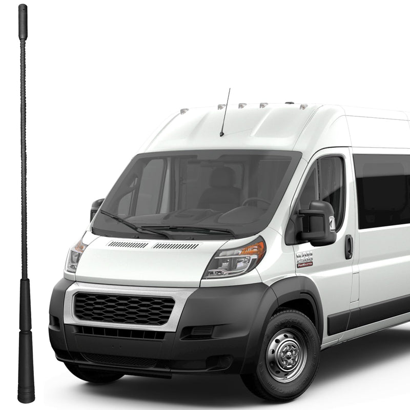 [AUSTRALIA] - 13 Inch Replacement Antenna Mast for RAM ProMaster 1500 2500 3500 (2014-2024), RAM ProMaster City (2015-2022), RAM ProMaster Flexible Rubber Antenna, Black 