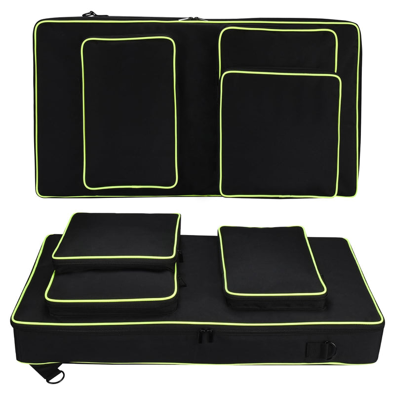 Large capacity DJ storage case for Alpha Theta DDJ-GRV6/Pioneer DDJ FLX10/DDJ 1000/DDJ 1000SRT, Multi-functional storage bag for Outdoors Party Bar DDJ Flx10 Case