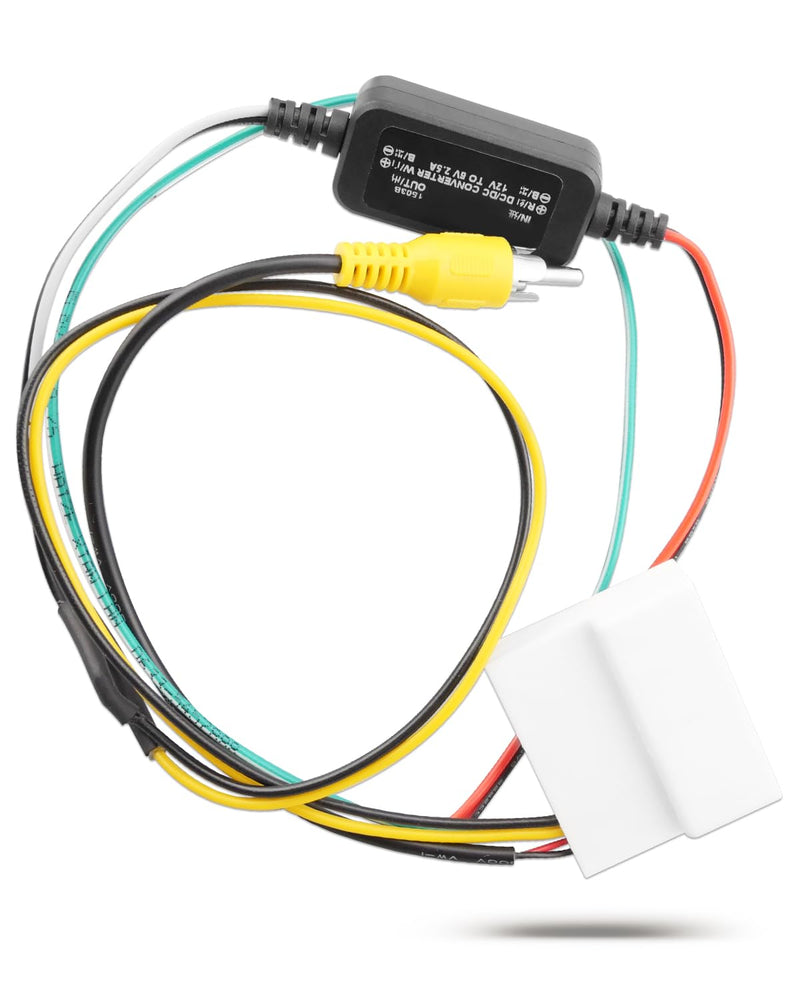 UX-NI006 Backup Camera Retention Wire Harness Fit for Nissan Frontier Altima Murano Rogue Titan Juke Sentra Cube Quest Leaf, includes 12v to 6v Converter