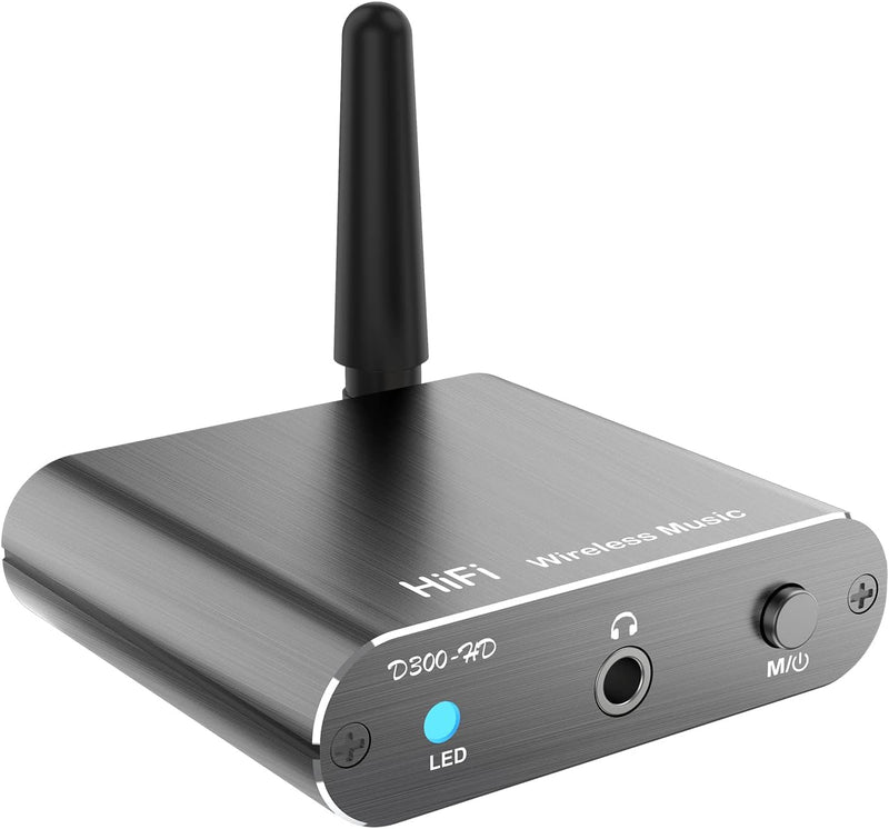 [AUSTRALIA] - Bluetooth 5.2 Receiver Adapter for Old Home Stereo Receiver Speakers, Wireless Audio Transmitter Receiver for Headphones, Support Aux, Coxial and Optical Outputs 