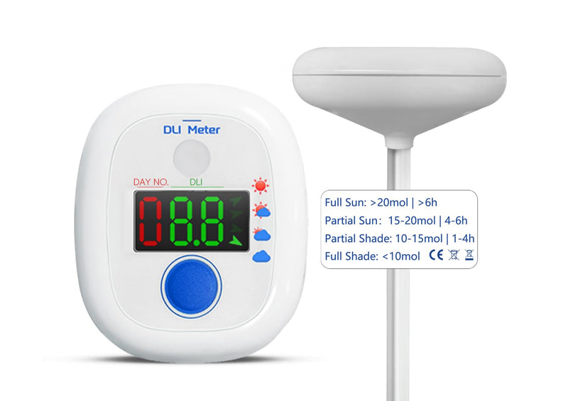 AH-21 Garden Sun Meter,Full Sun,Partial Sun,Partial Shade,Shade,10 Days Historical Datas