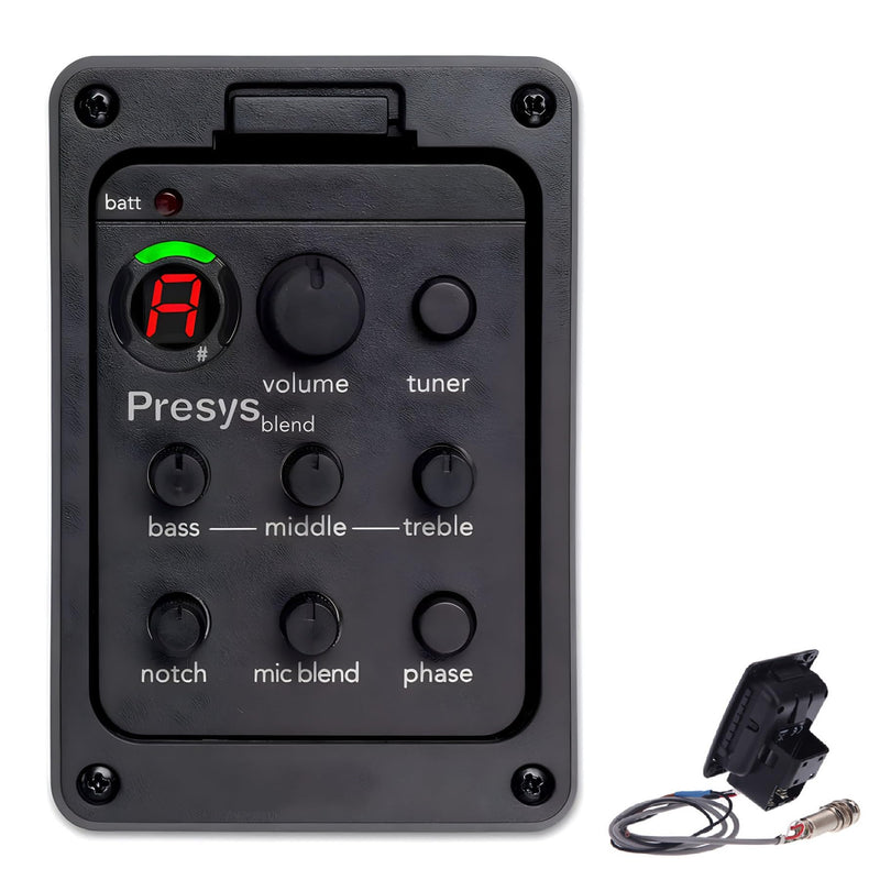 Acoustic Guitar EQ Equalizer Guitar Pickup Tuner Amplifier Guitar Preamp Onboard Guitar Pickup Guitar Tool for Acoustic Guitar Musical Instrument shman 301