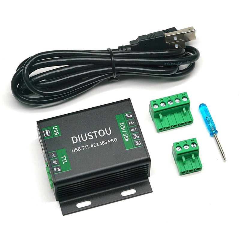 Multifunctional Serial Port Adapter USB to RS422/485 Supports TTL Interface Industrial Grade Stable Isolated FT232 High-Speed Serial Port