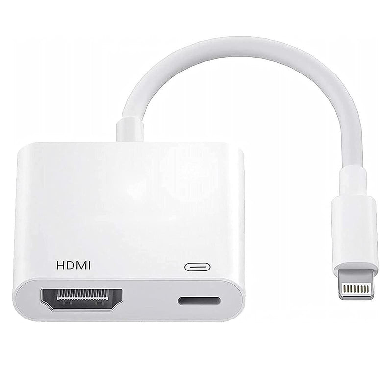 [Apple MFi Certified] Apple Lightning to HDMI Adapter for TV, 1080P Lightning to Digital AV Adapter with Charging Port, 4K Sync Screen Converter to iPhone 14 13 12 11 XS XR X 8 for TV Project Monitor