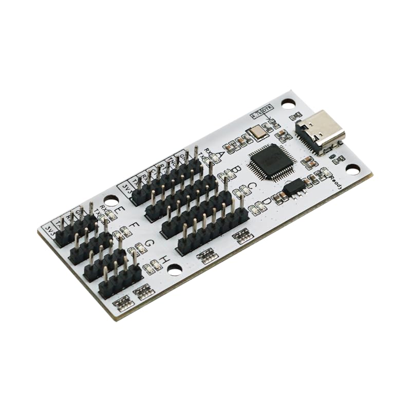 USB to TTL 8-Way Serial CH348 Independent Control Chip Serial Adapter Interface Converter Port USB to UART 8-Way TTL Serial Port COM Work independently Without Interfering