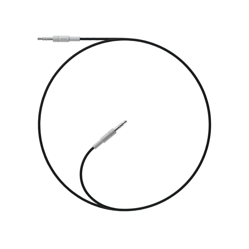 [AUSTRALIA] - teenage engineering textile audio cable 3.5 mm - 3.5 mm, 1200 mm | 47 in (black) 