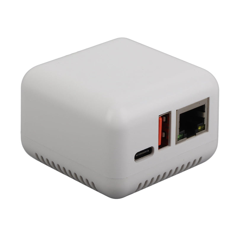 USB 2.0 Network Print Server, 5V LAN Print Share Server Adapter, Print Server for Android iOS, USB Printers, Linux 3.4 100?240V (US Plug 100?240V) US Plug 100‑240V