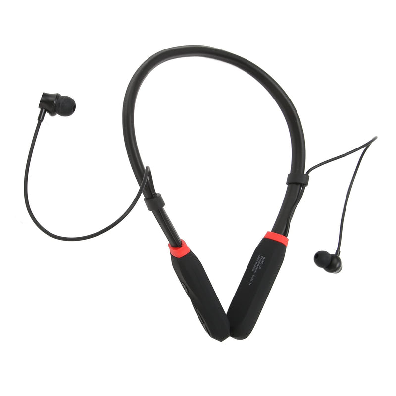 Neckband Headphones, Noise Canceling Deep Bass IPX5 Earphones Long Battery Life for Running for Live Streaming