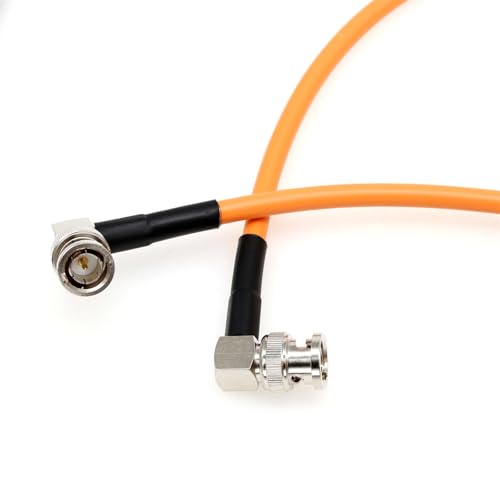 12G 4K SDI Coaxial Video Cable BNC to BNC Canare LV-61S 75 ohm for Sony Arri RED Canon Camera Atomos Ninja V Monitor Hollyland Teradek 3M Orange