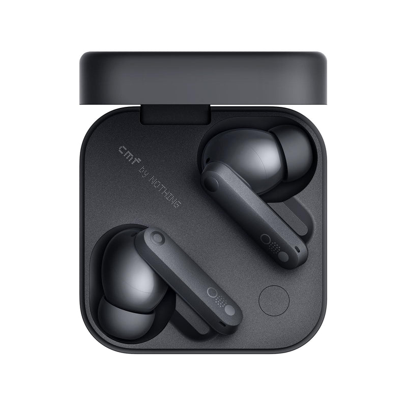 CMF Buds Pro 2 Wireless Earbuds with Smart Dial, 50dB Hybrid Noise Cancelling Earbuds Wireless Bluetooth 5.3, 11mm Bass with LDAC, 6 Hi-Res Audio Mics, 43H Playtime, Fast Charging Case, Dark Grey Modern