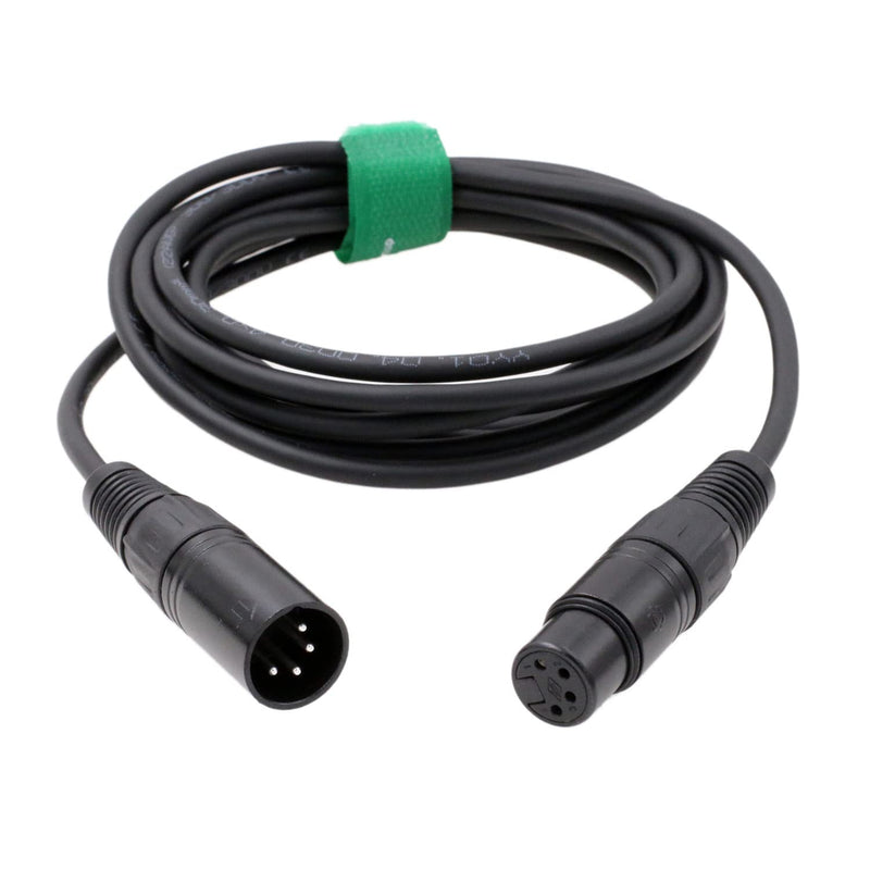 4 Pin XLR Male to Female XLR 4 Pin Microphone Recorder Mixer Headphone Amplifier Balanced Audio Cable (8 Meter) 8m