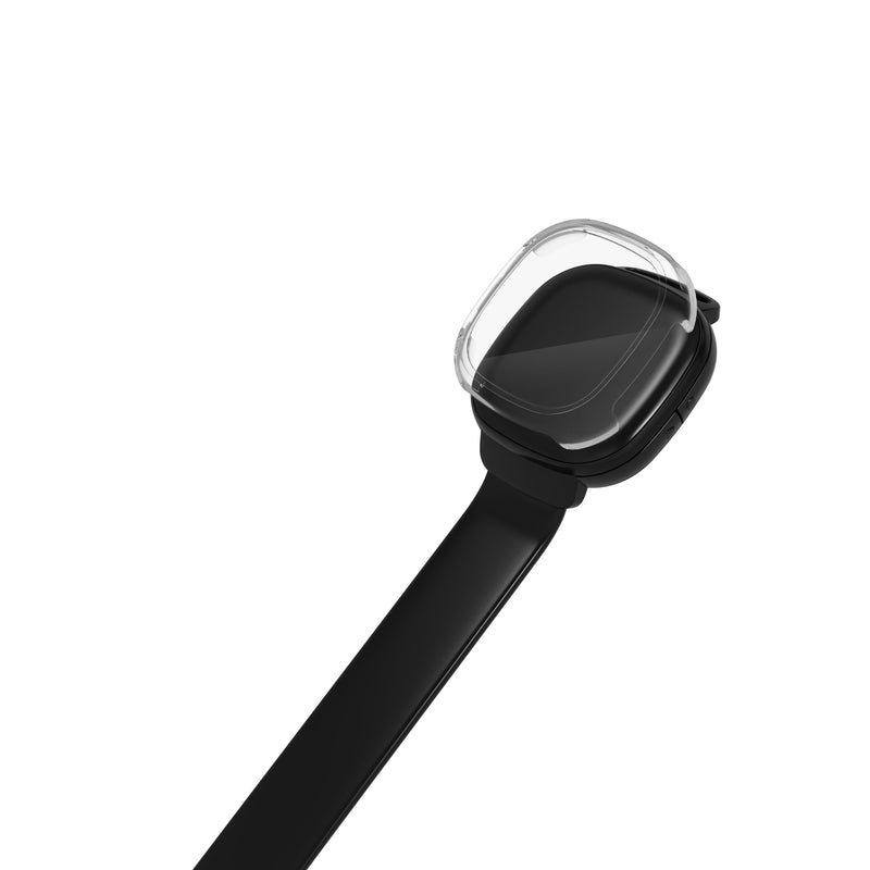 ZAGG InvisibleShield Fusion 360 Fitbit Ace LTE Screen Protector - All-Around Impact Protection with Flexible Hybrid Screen and Bezel Bumper Guard