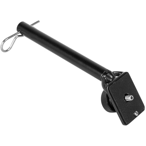 Kupo B10 Grip Pin with 1/4"-20 Mounting Bracket, 5/8" Baby Pin Interface, and Rigid Steel Construction for Secure Fixture Positioning on C-Stands and Grip Systems (KG126011)