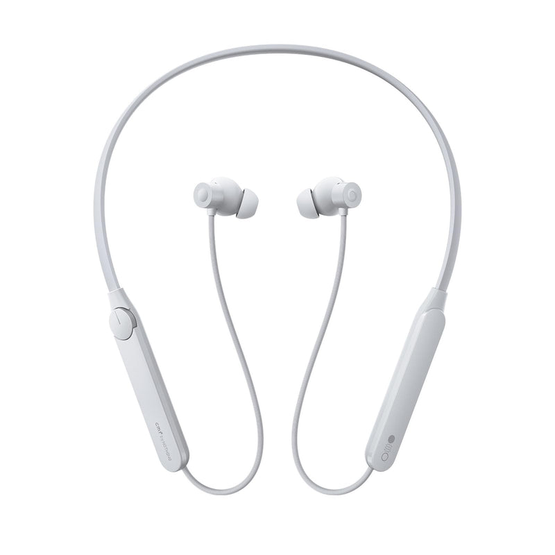 CMF BY NOTHING CMF Neckband Pro Bluetooth Headphones,50dB Hybrid Active Noise Cancelling Earbuds with 5 HD Mics,IP55 BT5.3 37Hours Long Play time Dual Device Connection Neckband Headphones-Light Grey