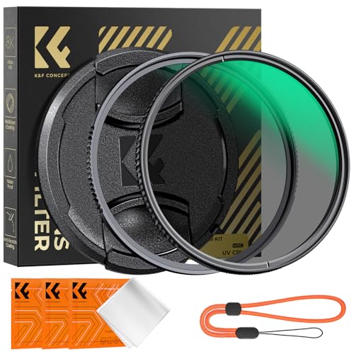 K&F CONCEPT 62mm Circular Polarizing Filter & MC UV Lens Filters Kit