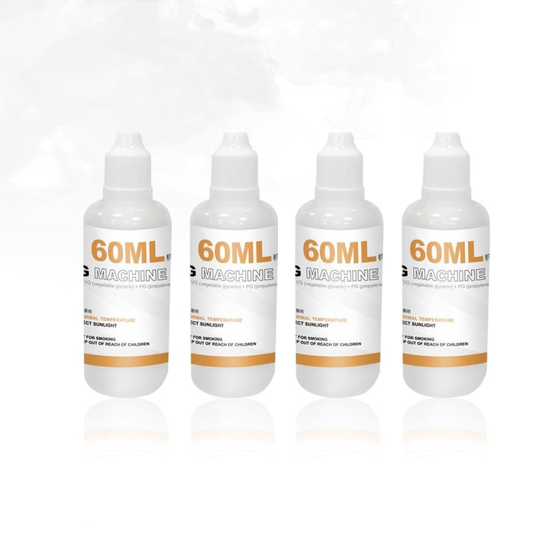LENSGO Fog Machine Fluid,for LENSGO Smoke Machine,High Density 60ml×4 Bottles 60mlx4