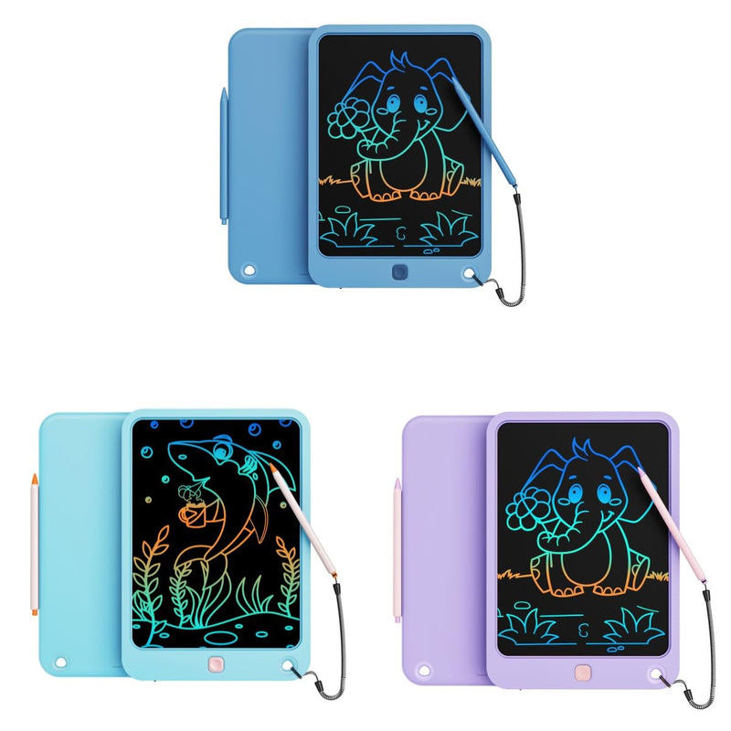 LCD Writing Tablet 10 Inch(Navy+Purple+Lake Blue)