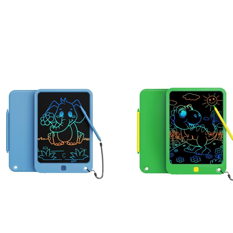 LCD Writing Tablet 10 Inch for Kids（Navy+Green）