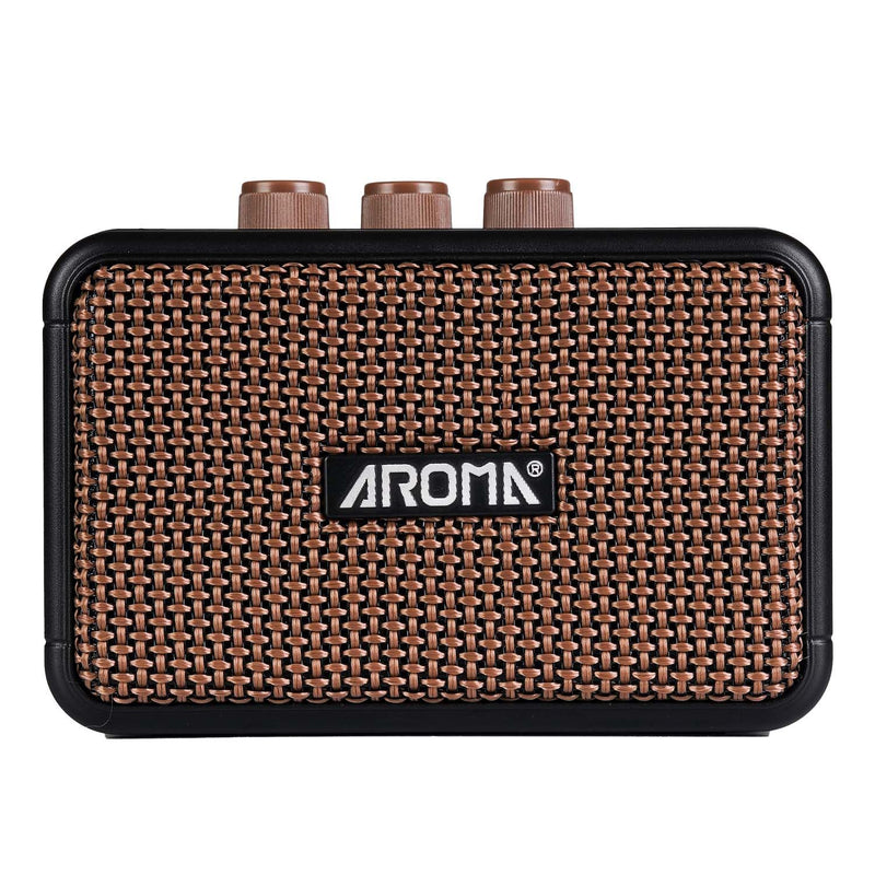 Electric Guitar Amp 5W Portable Rechargeable Battery Powered Practice Guitar Combo Amplifier Speaker with Headphone Aux Jack