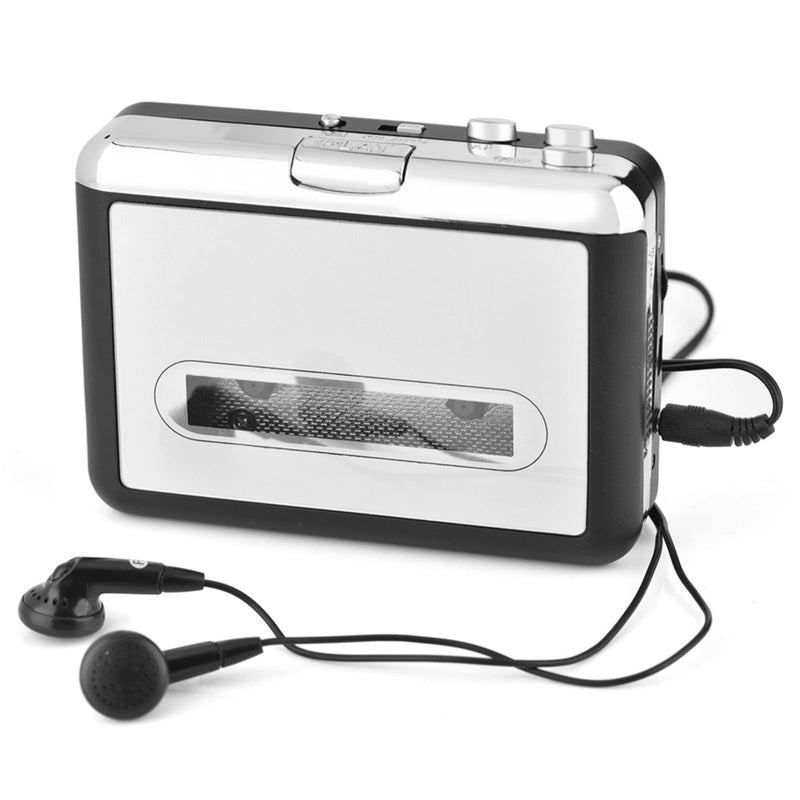 [AUSTRALIA] - Cassette to MP3 Converter with USB Power Supply, Plug and Play Tape Player for MP3 Conversion, Includes Audacity Software 