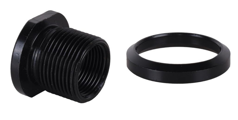 Thread Protector, 1/2 x 28 Convert to 5/8x24 with Crush Washer Steel (3pack) 3
