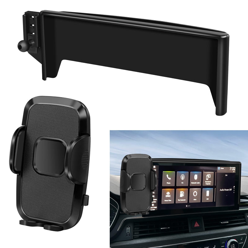 Peleus Car Phone Holder for Audi A4 2020+ A5 2020+ Q5 2021+ Car Phone Mount for Audi A4 with 10.1-Inch Screen Fit for Most Smartphones Cell Phone Automobile Cradles Hands-Free 360 Degree Rotation Audi A4 2020+ A5 2020+ Q5 2021+ 10.1"