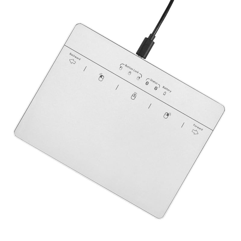 MICROPACK Digitally Yours Wired Trackpad for PC Computer Windows Laptops (Silver) Silver