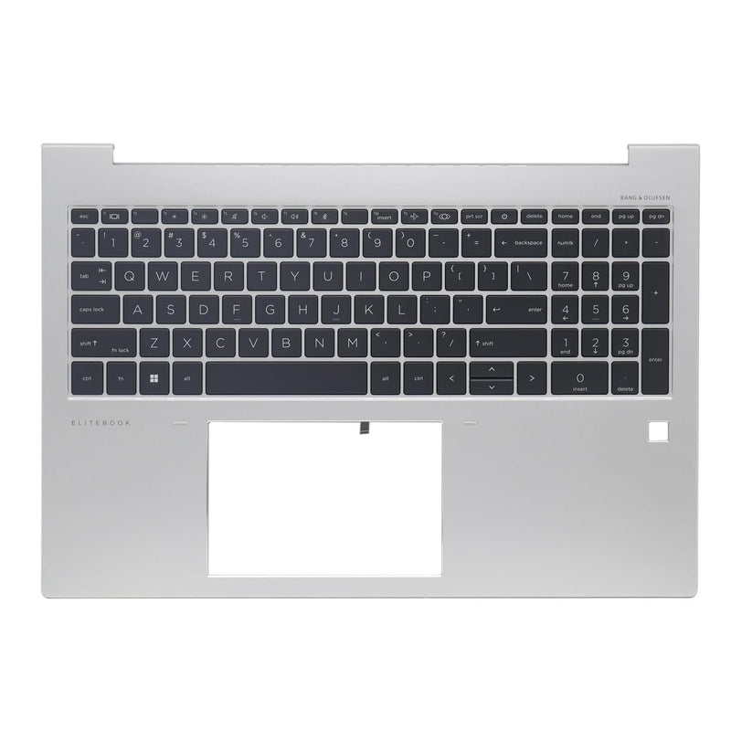 New Replacement for HP EliteBook 860 G9 865 G9 G10 EliteBook 1060 G9 Laptop Upper Case Palmrest Keyboard Assembly Part N08145-001 N13904-001 N13904-B31 Silver (Non-Backlit Keyboard) Non-Backlit Keyboard