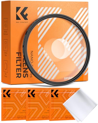 K&F CONCEPT 58mm Spiral Halo Camera Lens Filter