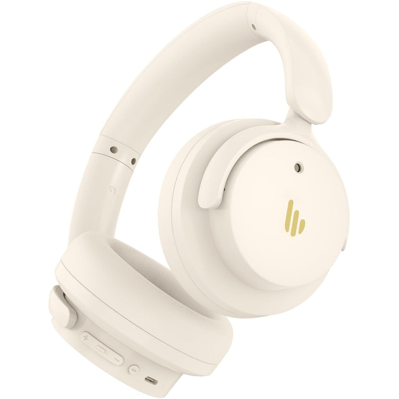 Edifier H9 Bluetooth Headphones with -44dB Hybrid Active Noise Cancelling | 266g Lightweight Comfort Over Ear Wireless Bluetooth Headphones with Foldable Design, Hi-Res Audio, AI Clear Call & Custom EQ White USB-C/Bluetooth 5.4