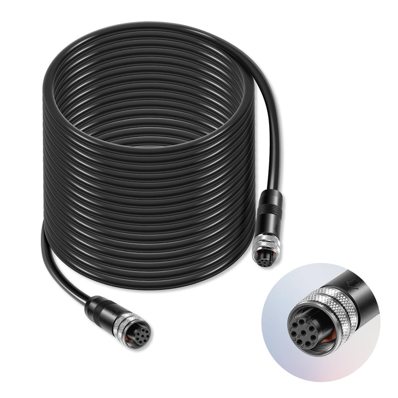 720073-4 30 Foot Ethernet Cable, Replace for Humminbird AS EC 30E 30ft. Ethernet Cord, Fit for APEX, SOLIX, Onix, ION, 1100/1100 HD, 900/900 HD, 800/800HD, 700 HD Series AS EC 30E 30ft.