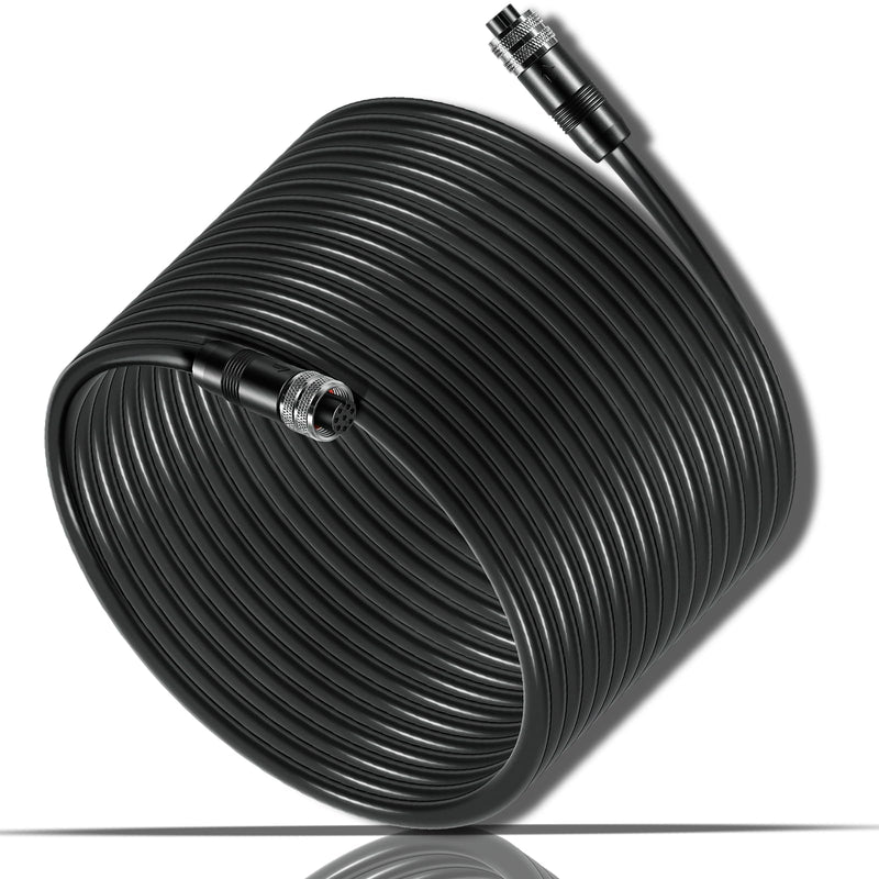 AS EC 30E 720073-4 Ethernet Cable 30 Feet Replace for Humminbird Black Fit for Helix, APEX, SOLIX and Onix Models AS EC 30E