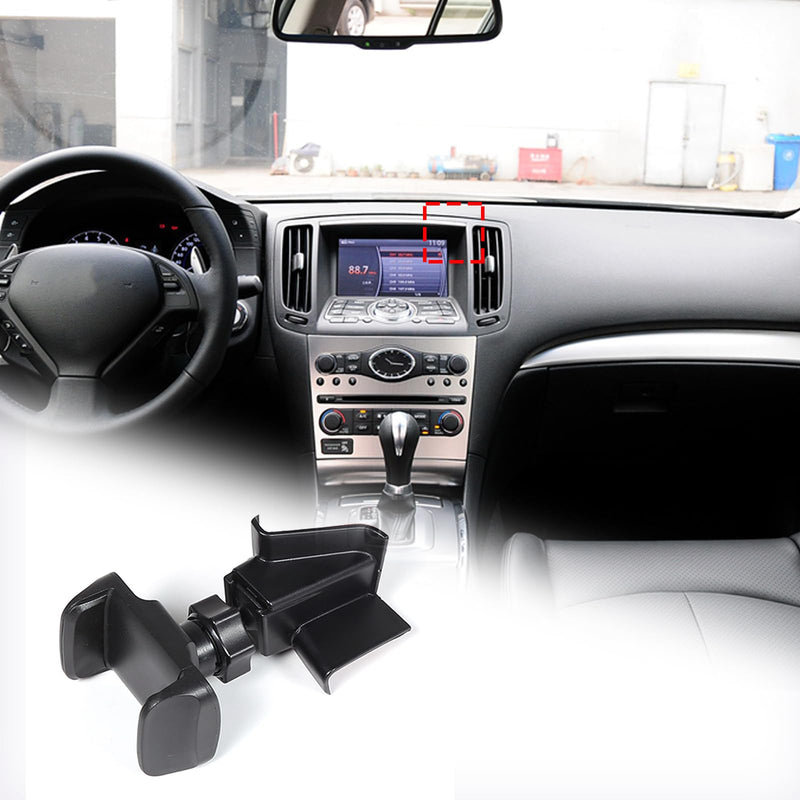 Car Phone Holder Compatible with Infiniti G25 G35 G37 2007-2013,Center Console Navigation Screen Dashboard Clip Cell Phone Cradles Car Phone Mount Accessories (Type A) Type A
