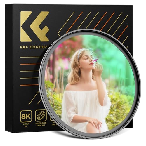 K&F CONCEPT 55mm White Pro Mist 1/4 Filter