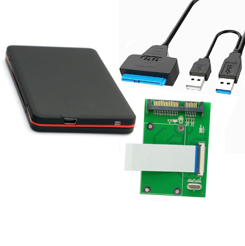 Sintech USB 2.0 External 40-Pin ZIF HDD Case with USB SATA ZIF Card