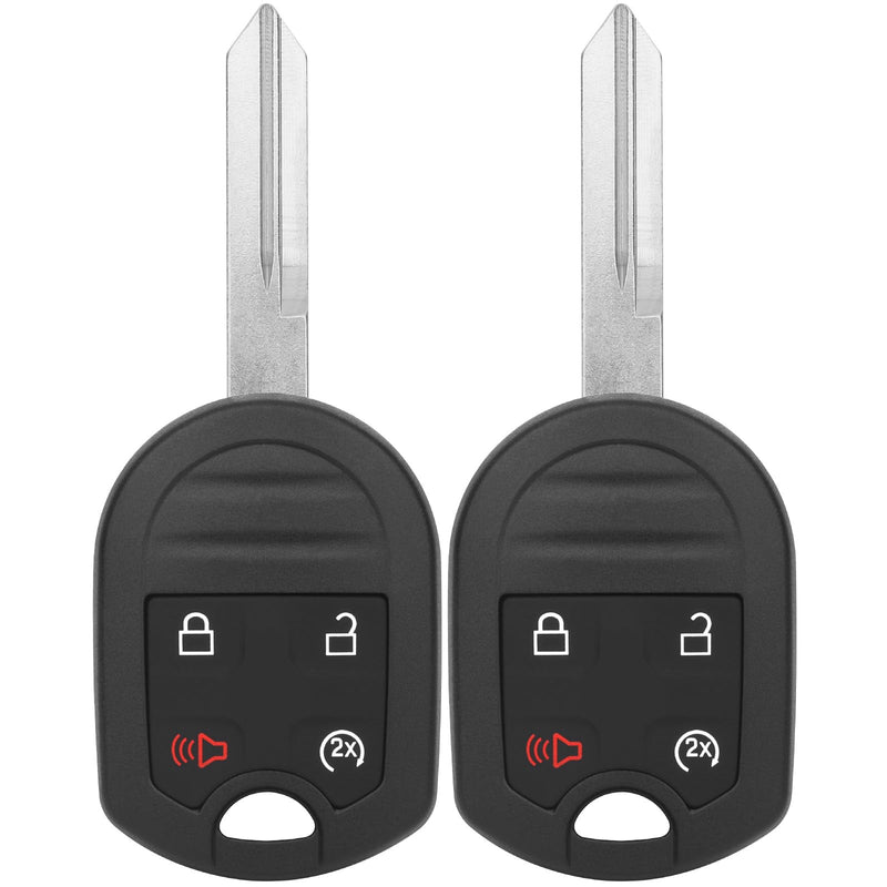 Key Fob Replacement for 2011-2014 Ford F150/ 11-16 F250 F350/ 09-17 Expedition/ 13-15 Explorer/ 07-15 Lincoln MKX/ 14-17 Navigator Car Keyless Entry Remote Start Control,CWTWB1U793, 4 Btn, 2Pcs