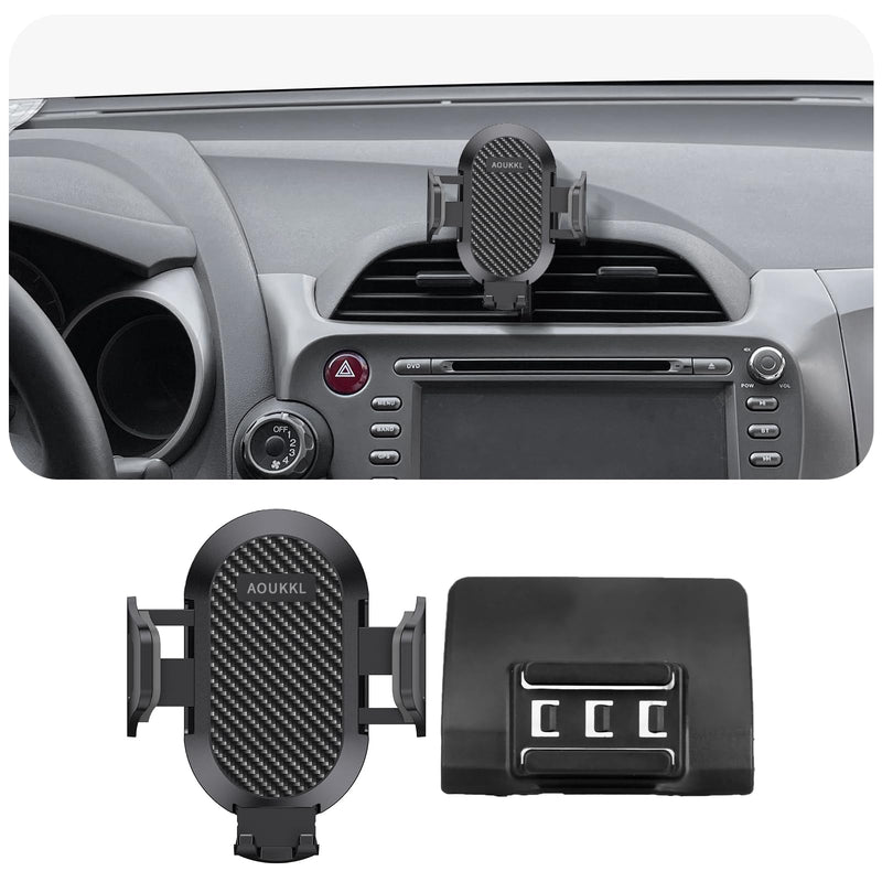 Car Phone Holder Fits for Honda Fit 2009-2014 Accessories,Thick Cases Friendly,Cell Phone Mount for 4.7-7 in Phones,360 Degree Rotation,Easy to Install