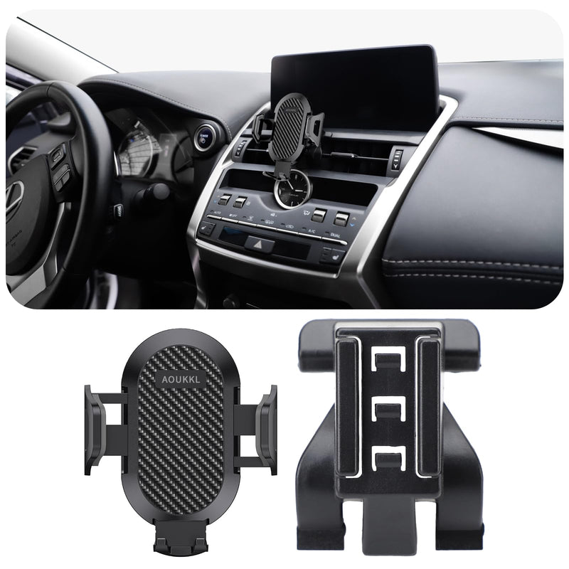Car Phone Holder Fits for Lexus NX 200t/NX 300/NX 300h 2015-2021 Accessories,Thick Cases Friendly,Cell Phone Mount for 4.7-7 in Phones,360 Degree Rotation,Easy to Install