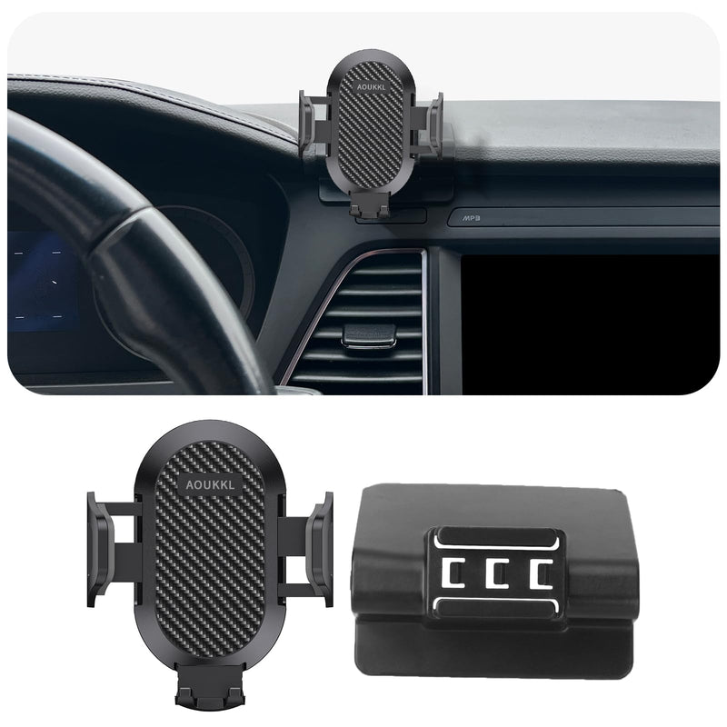 Car Phone Holder Fits for Hyundai Sonata 2015-2017 Accessories,Thick Cases Friendly,Cell Phone Mount for 4.7-7 in Phones,360 Degree Rotation,Easy to Install