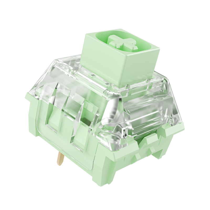 [AUSTRALIA] - Kailh Box Jade Pro+ Switches for mx Mechanical Keyboard,3-Pin 55gf/Thick Clicky/Firm Response/RGB/Crisp Sound Switches(72pcs) 72PCS Bamboo 