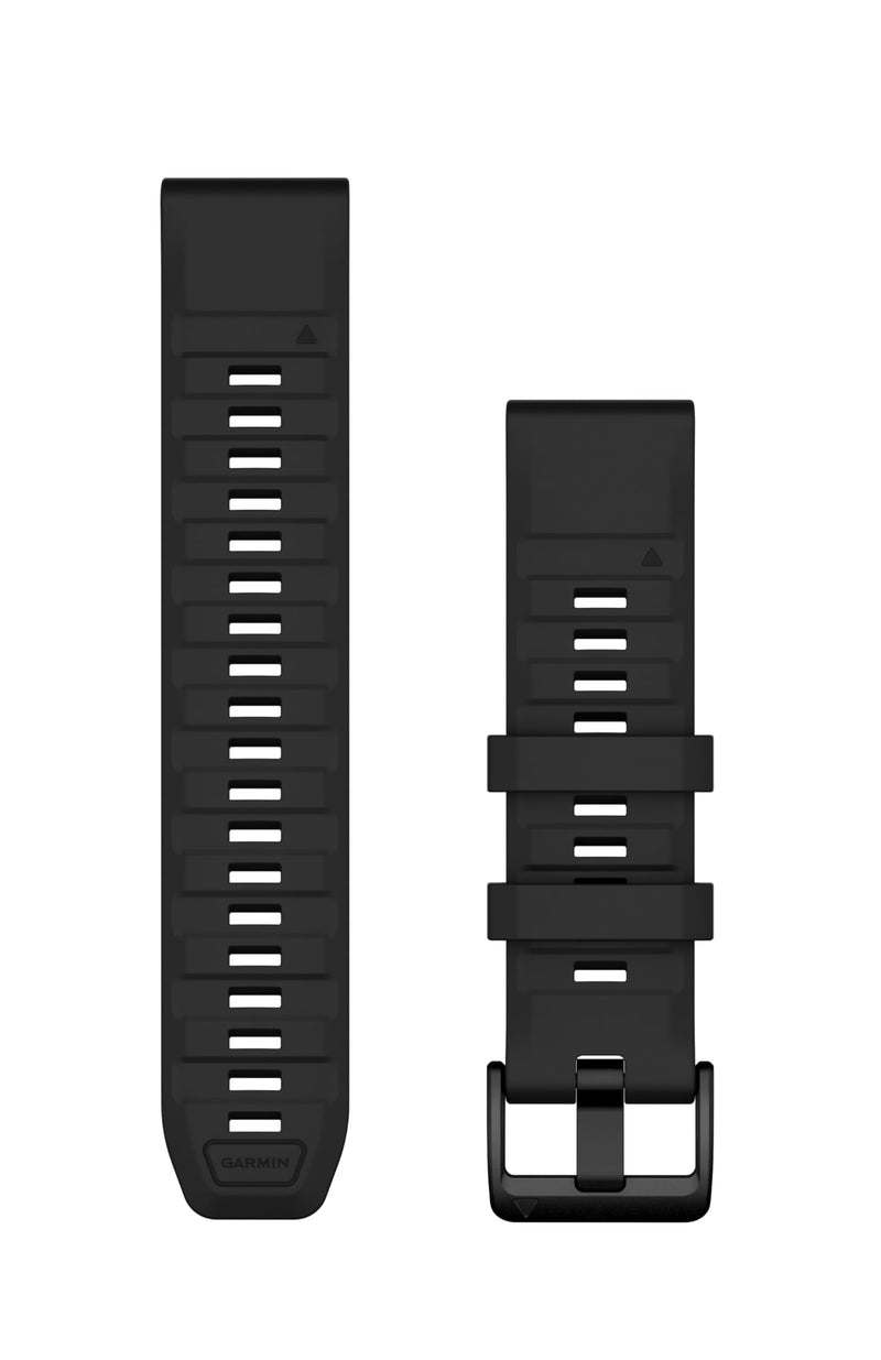 Garmin QuickFit, 22mm Black Silicone Band